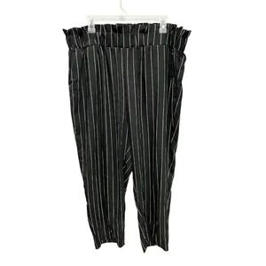 Emery Rose Women's 4X Black Lined Dress Pants Elastic Waist Pullover NWT